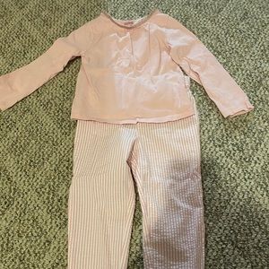 Pink pajama pants set